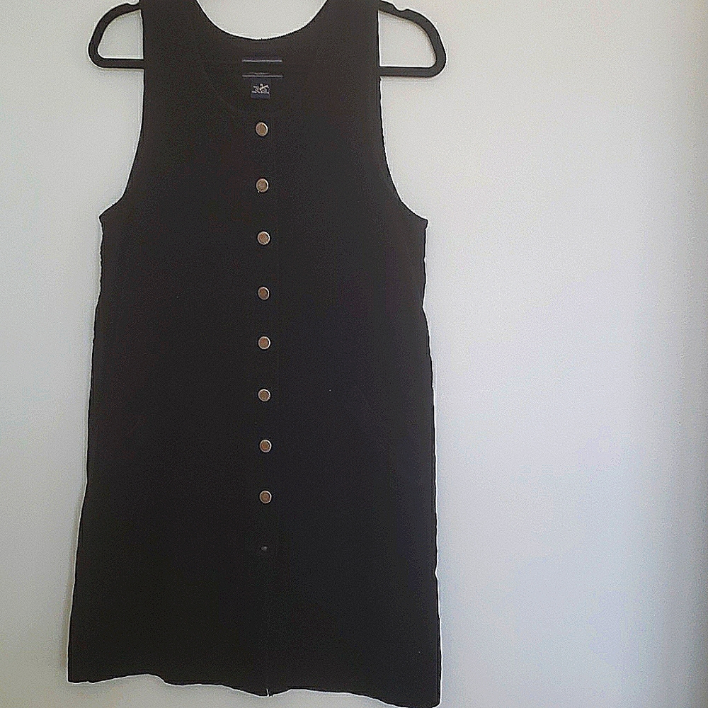 VTG Sonoma Jean Co. Black corduroy mini dr…